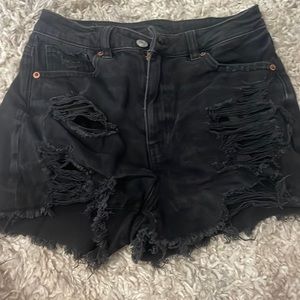 American eagle Black mom jean shorts